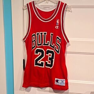 Vintage Champion Chicago Bulls Michael Jordan jersey men's SM Women's Medium NBA